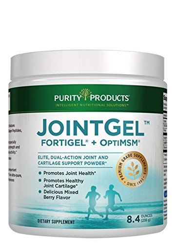 JointGel Formula - Dual Action, Berry Flavored Powder - Combination of Bioactive Collagen Peptides and MSM - from Purity Products