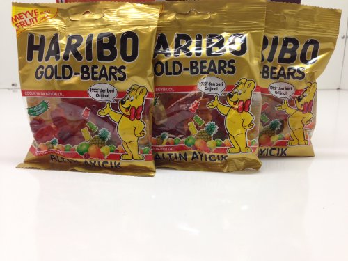 Haribo Halal Gold Bears 100g X 3 (Altin Ayicik)!! Turkish