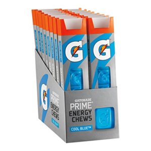 Gatorade Prime Energy Chews, Cool Blue ,6 Count (Pack of 16)