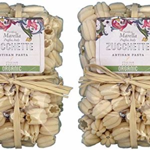 Pastificio Marella, Zucchette Organic Artisan Pasta, Imported from Italy, 17.60 oz (Pack of 2)