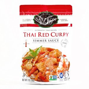 Saffron Road Thai Red Curry Simmer Sauce 7 oz each (1 Item Per Order, not per case)