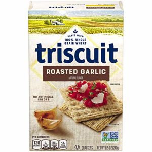 Triscuit Roasted Garlic Crackers, Non-GMO, 8.5 Ounce