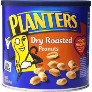 Planters Dry Roasted Sea Salt Peanuts (52 oz Canister)