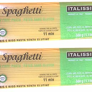Italissima, Spaghetti, Imported from Italy, 8.80 oz (Pack of 2)