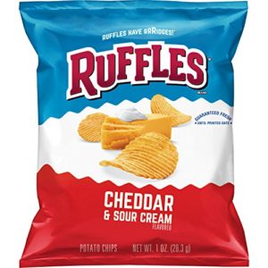 Ruffles Cheddar & Sour Cream Flavored Potato Chips, Party Size! (13 Ounce)