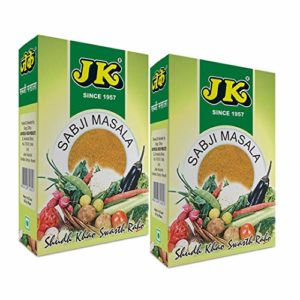 JK CURRY POWDER 3.53 Oz, 100g (50g x 2 Packs) (Mild Natural Spice Blend, Balti Curry Seasoning, Vindaloo Curry, Sabji Masala, Vegetable Spice Mix, Vegetable stew spice mix)
