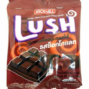 LUSH Center Filled Chocolate Chewy Candy Enjoy Delicious Yummy Halal (Pack of 5)