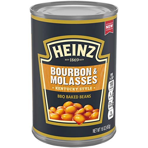 Heinz Kentucky Style Bourbon & Molasses BBQ Baked Beans, 16 oz Can
