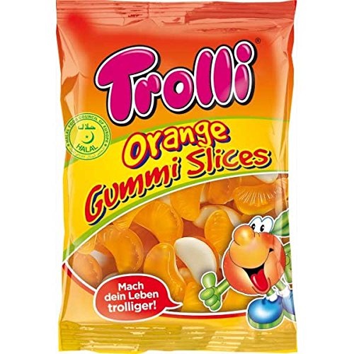 Trolli Orange Gummi Slices Halal 175g