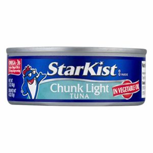 StarKist Chunk Light Tuna in Vegetable Oil -5oz. (Pack of 4 Cans)