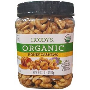 Hoody's Organic Honey Cashews 30oz