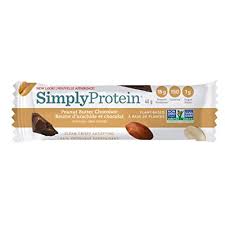 SimplyProtein Bar, Peanut Butter Chocolate, Pack of 15, Gluten Free, Non GMO, Vegan