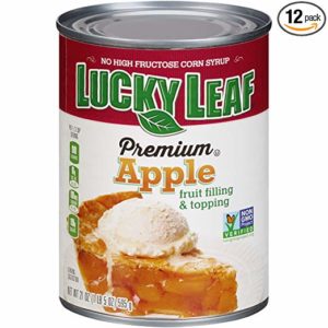 Lucky Leaf Apple Pie Filling or Topping, 21-Ounce Cans
