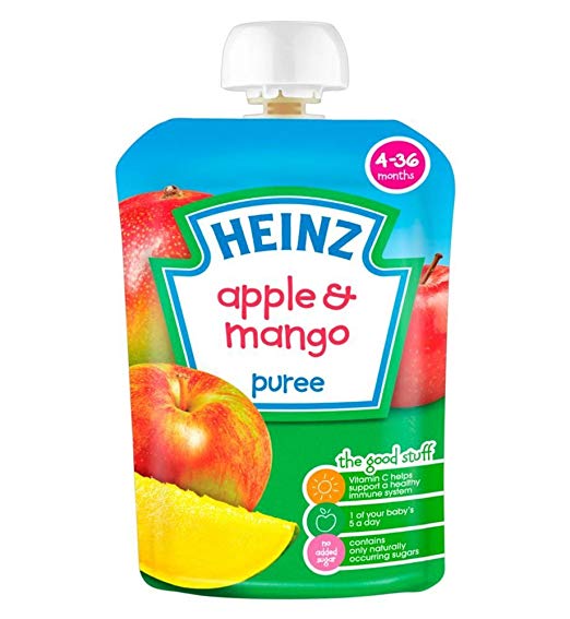 Heinz 4-36 Months Apple & Mango Puree 100g
