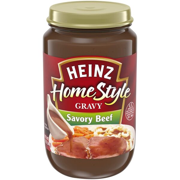 Heinz Savory Beef Gravy (12 oz Jars, Pack of 12)