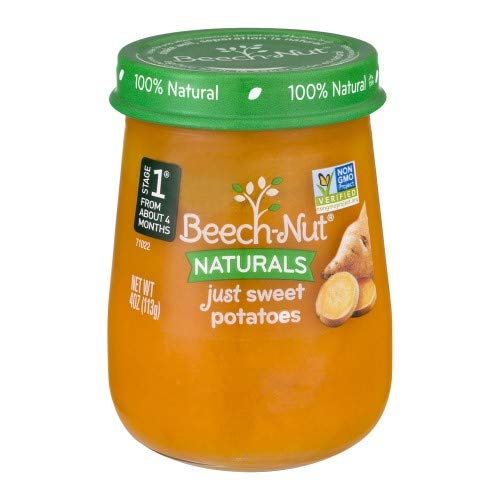 Beech-Nut Just Naturals Stage 1 Purees-Butternut Squash-4.25 Oz-10 Pack