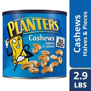 Planters Halves & Pieces Salted Cashew (46oz Canister)