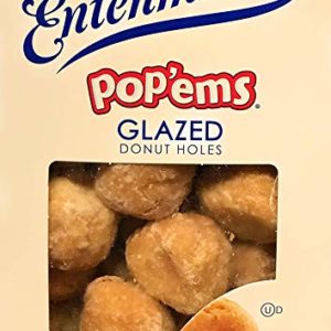 Entenmann's | Pop'ems Glazed Donut Holes | Delicious | Yummy | Tasty | 15oz | (425g) | 1 Box |