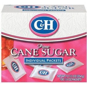 C&H, Cane Sugar, Sugar Packets, 12.5oz Box (Pack of 2)