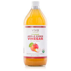 Viva Naturals Raw Organic Apple Cider Vinegar, 32 Ounce