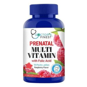 Doctors Finest Prenatal Multivitamin w/Folic Acid & Iron Gummies - 90 Count [45 Day Supply]