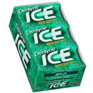 Dentyne Ice Spearmint Sugar Free Gum - 9 Packs of 16 Pieces!