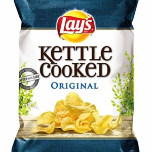 Lay's Kettle Cooked Potato Chips, Original, 8.5 Ounce