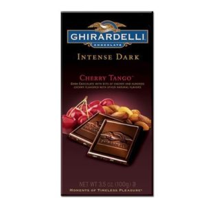 Ghirardelli Cherry Tango Intense Dark Chocolate Bar 3.5oz (6-pack) by Ghirardelli