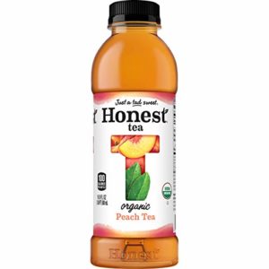 Honest Tea Organic Fair Trade Peach Tea Gluten Free, 16.9 fl oz