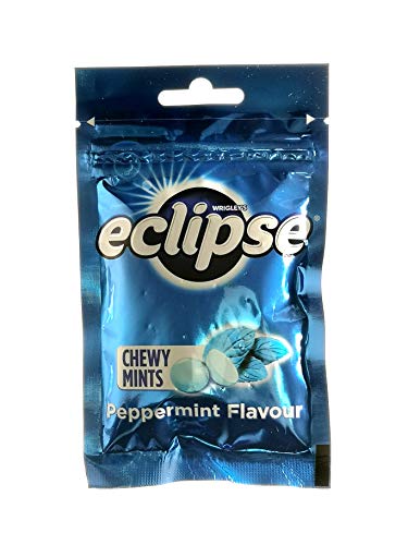 Wrigley's Eclipse Peppermint Chewy Mints Powerful Fresh Breath x 5 packs