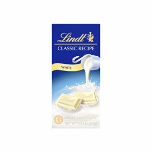 Lindt Classic Recipe Bar, White Chocolate Bar, 4.4 Ounce (Pack of 12), Packaging May Vary
