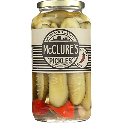 McClure's Spicy Pickles Spears, 32 oz