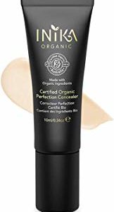 Inika Certified Organic Cream Illuminisor, All Natural Make-Up Highlighter, Coconut Oil, Argan Oil, Vitamin E, Vegan, 4g (Rose)