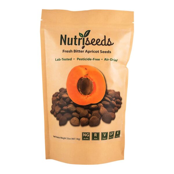 Fresh Bitter Raw Apricot Seeds | 100% Natural | 2LB Bag ...