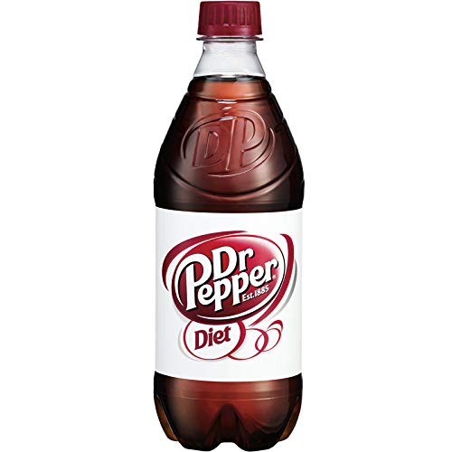 Diet Dr. Pepper Soda, 20oz Bottle (Pack of 10, Total of 200 Fl Oz)