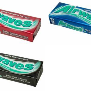 Wrigleys Airwaves Gum Assortment - Case of 30 - your favourite 3 flavours!