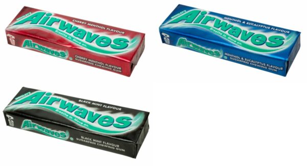 Wrigleys Airwaves Gum Assortment - Case of 30 - your favourite 3 flavours!
