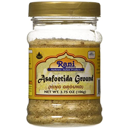 Rani Asafetida (Hing) Ground 3.75oz (106g) ~ All Natural | Salt Free | Vegan | NON-GMO | Indian Spice