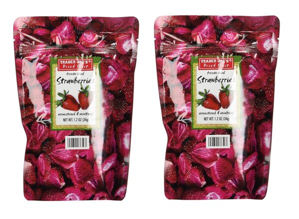 Trader Joe's Freeze Dried Raspberries (2 Pack)