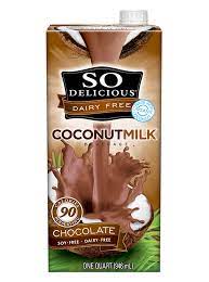 So Delicious Dairy Free Coconutmilk Beverage, Chocolate, 32 Ounce, 12 Count