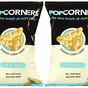 Popcorners Popped Corn Chips w/ Sea Salt, 5 oz, 2 pk