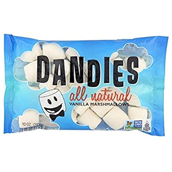 Dandies - Vegan Marshmallows, Vanilla, 10 Ounce (Pack of 2)
