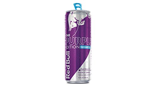 Red Bull The Purple Edition - Acai Berry, Sugarfree, 12fl.oz. (Pack of 16)
