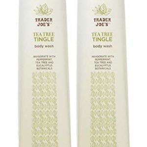 Trader Joes Tea Tree Tingle Body Wash (Pack of 2)