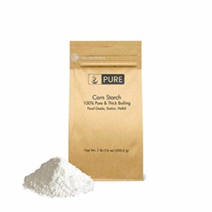 Corn Starch (1 lb.) by Pure Organic Ingredients, Thickener For Sauces, Soup, & Gravy, Highest Quality, Kosher, USP & Food Grade, Vegan, Gluten-Free, Eco-Friendly (Also in 4 oz, 8 oz, 2 lb, & 3 lb)