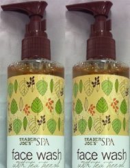 2 Pack Trader Joe's Spa Face Wash with Tea Tree Oil