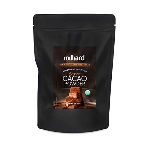 Milliard Raw Organic Cacao Powder / Non-GMO and Gluten Free / 2 lbs.