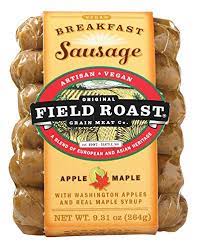 Field Roast Apple Maple Breakfast Sausage 9.3 Oz (4 Pack)