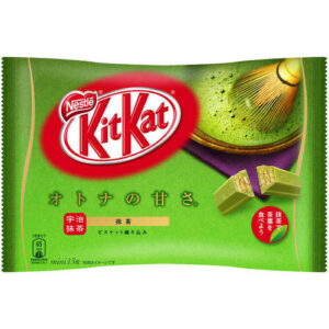 Japanese Kit Kat Matcha Green Tea Flavor | Sweetness for Adults, mini 12 pcs (Japan Import)