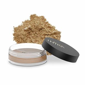 INIKA Loose Mineral Foundation Powder SPF25 All Natural Make-Up Base, Concealer, Flawless Coverage, Water Resistant, Hypoallergenic, Halal, 8g (0.28 oz) (Inspiration)